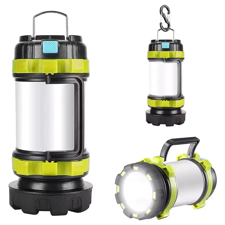 BossLamp Camp Lantern: DUAL LIGHT, DUAL POWER