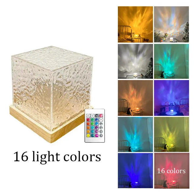 Crystal Lamp Water Ripple Projector Light