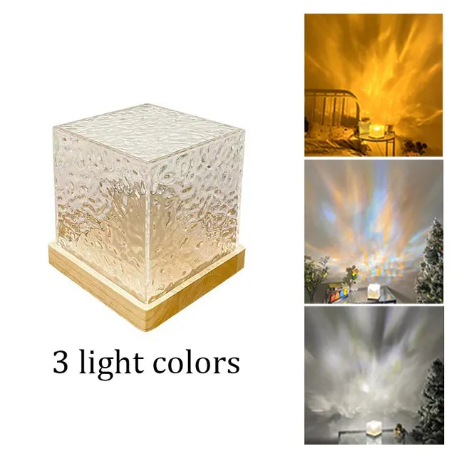 Crystal Lamp Water Ripple Projector Light